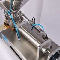 Remplisseur de jus liquide 50-500ml 300-1500ml 1000-5000ml Machine d'embouteillage de remplissage de piston de sauce chaude