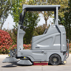 Quét ba bánh 3 bánh xe vệ sinh xe đường làm sạch máy điện pin đi xe trên đường quét sàn quét máy - Product Image 5