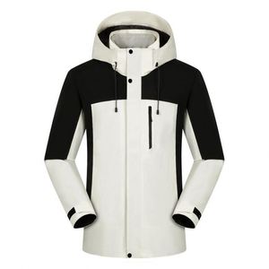 Veste de randonnée imperméable 3 en 1, logo personnalisé, veste coupe-vent unisexe à capuche, veste d'extérieur pour homme - Product Image 3