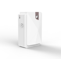 Diffuseur d'arômes et purificateur d'air écologique rechargeable avec design verrouillable, capacité 100 ml, mural, alimentation USB/batterie pour diffusion