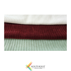 Tissu Velours Côtelé en Coton Rouge Foncé - Bourgogne 240 g/m² 80% Coton 20% Polyester Largeur 160 cm Rouleaux de Tissu Vente en Gros - Product Image 2