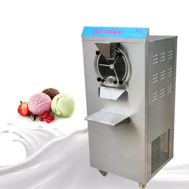 Máy Làm Đông/Máy Gelato/Máy Làm Kem Cứng Thương Mại 20-32L/H