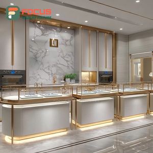 Muebles de Joyería de Lujo de Alta Gama, Vitrina Comercial con Marco Metálico para Tienda - Product Image 4