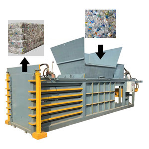 Horizontal Type <b>Machine</b> Hydraulic for Grass Waste Plastic PET Bottles Cans Old <b>Clothes</b> <b>Packaging</b> - Product Image 1