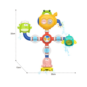 Éducation précoce ensemble <span class=keywords><strong>de</strong></span> jouets <span class=keywords><strong>de</strong></span> <span class=keywords><strong>bain</strong></span> en plastique pour les tout-petits bébé jouer à l'eau assembler tuyau épissage <span class=keywords><strong>Puzzle</strong></span> salle <span class=keywords><strong>de</strong></span> <span class=keywords><strong>bain</strong></span> océan plomberie <span class=keywords><strong>Puzzle</strong></span> - Product Image 3