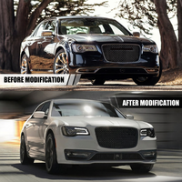 Kit carrosserie style SRT avec pare-chocs avant et arrière, calandre avant et jupes latérales – Pack de conversion et de mise à niveau pour Chrysler 300C 2015-2024