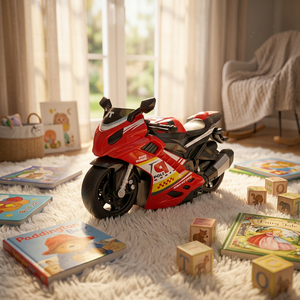 Modelo de Motocicleta de Carreras de Juguete de Plástico a Escala 1:16 para Niños, Sin Necesidad de Batería - Product Image 3