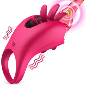 Mannelijke Enhancing Volwassen Speelgoed Cock Ring Vibrerende Clitoris G-Spot Stimulators Siliconen Penis Vibrerende Ring