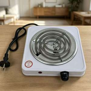 White Square Electric Hookah Charcoal <b>Heater</b> Manual Shisha <b>Coal</b> Ignition Stove Metal Smoking Accessory - Product Image 2