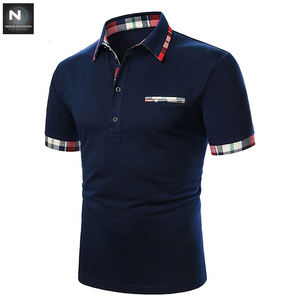 Polo de diseño OEM personalizado para hombre, camisa con logotipo bordado, Polo de Golf liso de manga corta en blanco, por NEEDS al aire libre - Product Image 4