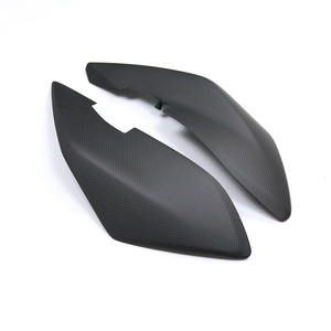 Carénage latéral d'échappement en fibre de carbone sèche préimprégnée pour Ducati Hypermotard 950 SP RVE 2019-2025 – Coque extérieure modifiée pour <span class=keywords><strong>moto</strong></span> - Product Image 3