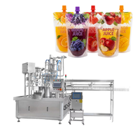 Machine de remplissage automatique de liquides Gloex haute précision pour sachets à bec verseur, remplisseuse à piston pour jus, vinaigrette, sauce et shampoing
