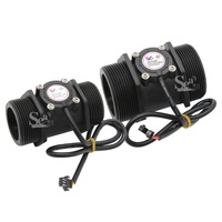 Sensor Aliran Cairan Efek Hall Berkualitas Tinggi yang Didukung OEM, DN40 DN50, Sensor Air Turbin Berteknologi Tinggi, Rentang Penginderaan 5-200L/H