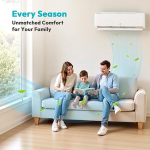 Sistema de Aire Acondicionado Mini Split Rellytech de 9000 BTU, Inverter, Frío y Calor, 19 SEER2, 115V, Eficiente Energéticamente - Product Image 4