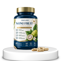 Capsules de Noni à Marque Blanche Extrait 20:1 Soutien Immunitaire Antioxydant Végétalien OEM ODM