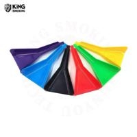En gros Pas Cher Logo Personnalisé En Plastique Pré Roulé Cône Chargeur Entonnoir Tabac Herbe Cône Outils De Remplissage pour Fumeurs Accessoires