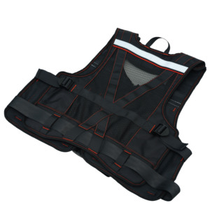 Gilet de travail réfléchissant haute visibilité avec bretelles réglables, grande capacité, multi-usages, pour plombiers et techniciens CVC - Product Image 4