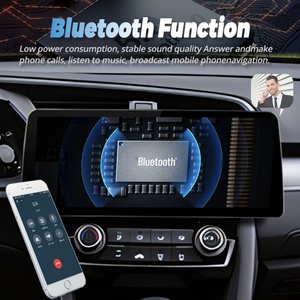 Lecteur vidéo de voiture Android 13 avec écran 12,3 pouces 1920*720, autoradio stéréo pour Honda Civic 2016-2018, GPS, multimédia, Carplay, unité principale - Product Image 4