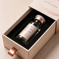 Caja de Cartón Ecológica Personalizada con Cajón Deslizable Rígido para Esencia de Péptidos, con Inserto para Vial, para Suero, Ampolla, Cuidado de la Piel, Regalo