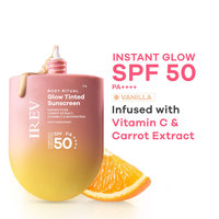 Crème solaire OEM à large spectre UVA/UVB, teintée, SPF 50 PA ++++, avec vitamine C