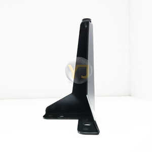 YIJUN Metal Iron <b>Table</b> <b>Leg</b> 837B Black Heavy Duty Three Pronged Furniture Support Modern Minimalist Style - Product Image 3