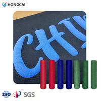 Hongcai veine troupeau transfert de chaleur vinyle rouleau facile mauvaises herbes flocage fer sur HTV pour T-shirts Film Textile
