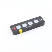 Panel de Interruptores Inalámbricos RGB de 4 Canales, Caja de Control de Luces Auxiliares de 12V 24V para ATV, SUV, Camioneta