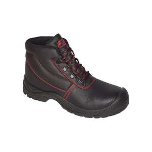 NITRAS Bota DE SEGURIDAD BASIC STEP MID tamaño 42 negro S3 SRC EN ISO 20345 cuero completo - Product Image 1