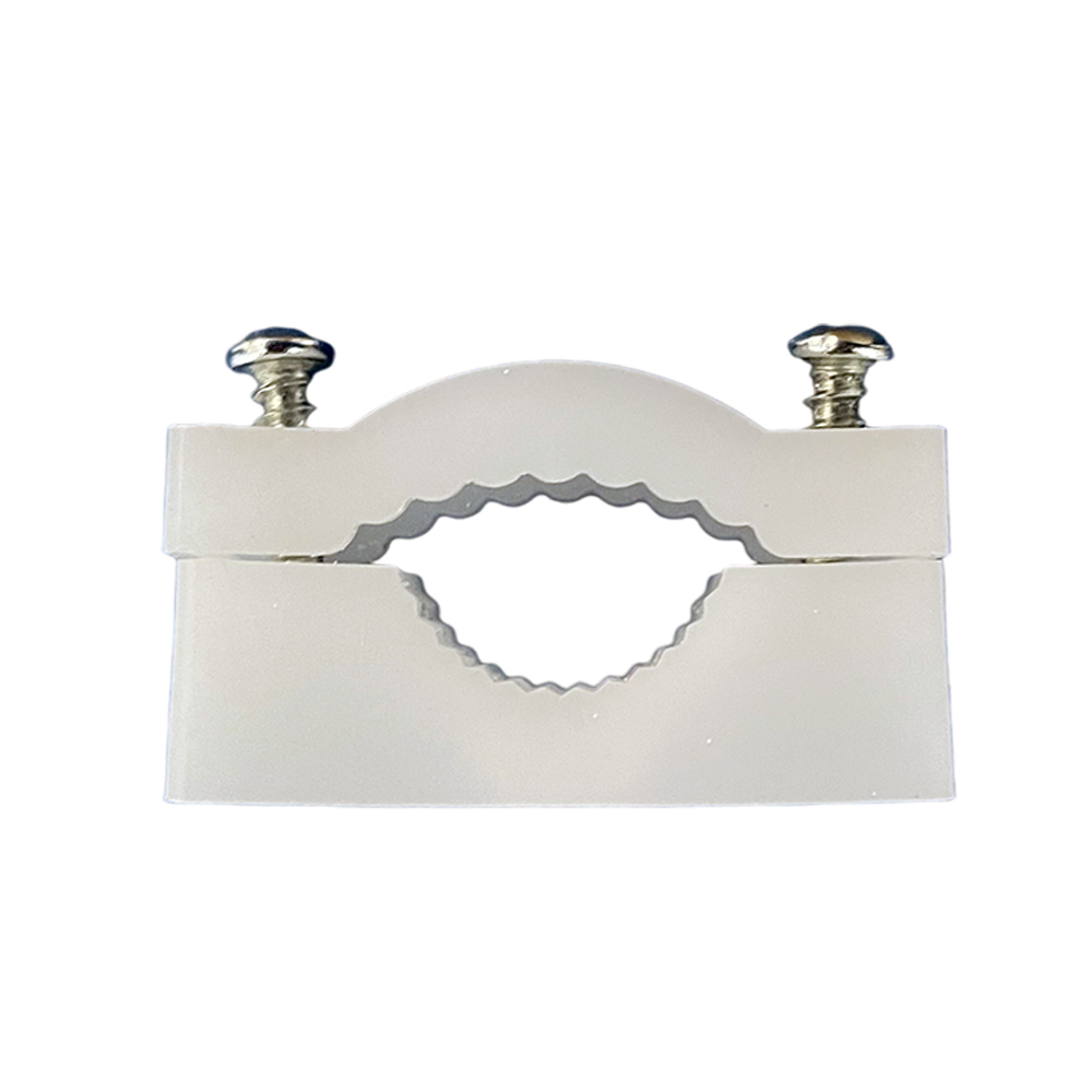 Оптовая продажа, белый круглый провод, комбинированные зажимы, кабельные зажимы для крепления кабелей