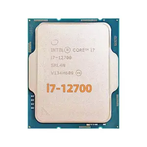 Procesador de CPU de escritorio, nuevo procesador intel core i7 12700, 12ª generación, LGA1700