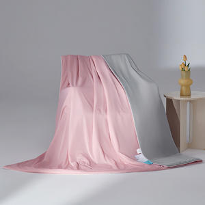 <span class=keywords><strong>Couverture</strong></span> d'été légère et portable pour les personnes qui ont chaud la nuit, lavable pour les voyages et la maison, plusieurs couleurs disponibles - Product Image 5