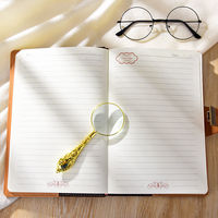 Carnet de notes en cuir PU A3/A4/A5/A6/B5 avec logo personnalisé imprimé en couleur avec mot de passe