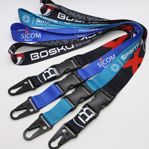 25mm Custom Anime Lanyard Buckle Polyester Lanyards with Metal Eagle Hook