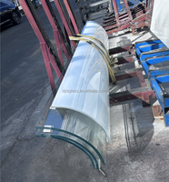 Verre de sécurité incurvé, trempé et feuilleté PVB SGP pour mur-rideau, garde-corps, lucarne, verre architectural certifié CE ISO