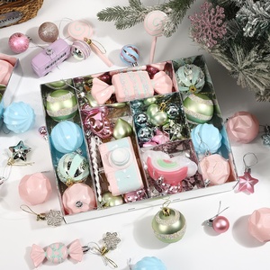 DAMAI Macaron Candy Christmas Tree Decoration Irregular Ball Ornaments Christmas Tree Ball Ornament Set Christmas Balls Sets - Product Image 3