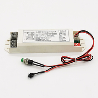 Module d'alimentation d'urgence à LED, module de conversion d'urgence de batterie avec lumière