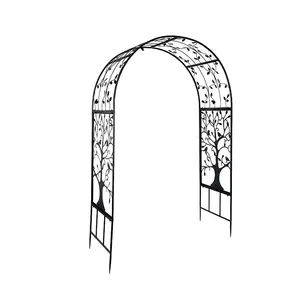 Wholesale Steel Door Wall Backdrop Wrought Iron Gate Balloon Pillar Design Blossom Tree Lever Clip Making Machine Arch