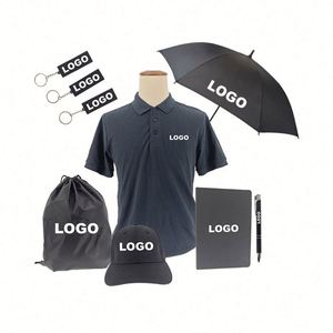Design Makeup Gift Sets Brand Logo Personal Customized Event Activities Clothing T-shirt Polo Caps Gift Sets - Product Image 1