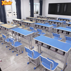 Promotion : Mobilier de classe robuste avec bureaux d'élève ergonomiques et sièges réglables pour usage scolaire quotidien – Pupitres et chaises scolaires - Product Image 1