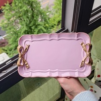 Retro Dessert Inventaris Hartplaat Boogbak Hars Fruitplaat Siersiersieradenplaat