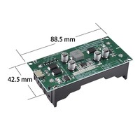 Fuente de Alimentación UPS de Carga Rápida Tipo-C 15W 3A / Módulo Cargador de Batería de Litio 18650, Convertidor Elevador de Voltaje DC-DC 5V 9V 12V
