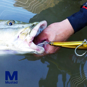 Musta Small Sea Monster Hameçon simple n° 8 en acier inoxydable pour la pêche en eau salée - Product Image 5