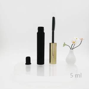 Tubos de rímel de alta calidad con tapa de tornillo dorado de plástico vacío práctico personalizado, venta recomendada de fábrica al por mayor - Product Image 1