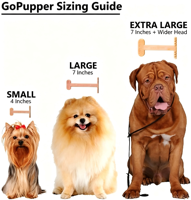 Jouet à mâcher pour chien en nylon avec logo personnalisé, saveur beurre de cacahuète, pour l'hygiène dentaire, durable, pour petits chiens (taille S/L)