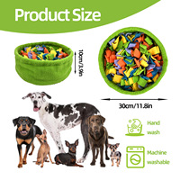 Tapis de recherche d'odeurs pliable pour animaux de compagnie, jouet puzzle en peluche avec gamelle anti-glouton pour chiens, chats et lapins, jeu d'enrichissement et de recherche de nourriture
