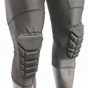 Custom 3/4 <span class=keywords><strong>Baloncesto</strong></span> Jeans Leggings Mens Compress Tights <span class=keywords><strong>Baloncesto</strong></span> 3/4 <span class=keywords><strong>Con</strong></span> Rodillera Protector de rodilla - Product Image 4
