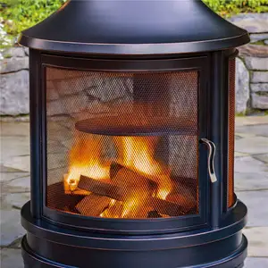 Ur-SỨC KHỎE 100% gang đốt lò sưởi ngoài trời chimenea