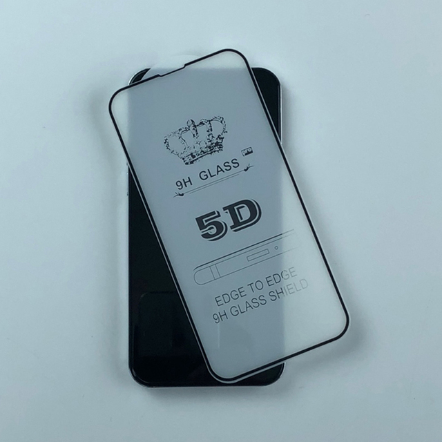 5d Screen Protector 9H Tempered Glass for iPhone 11 12 13 14 15 Pro Max Shockproof Scratch Resistant