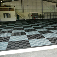 Baldosas Modulares de Plástico Encajables para Piso de Garaje 2025, Baldosas para Salas de Exhibición de Autos, Baldosas para Estacionamientos