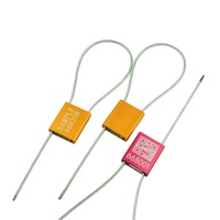 Manufacturer Yellow Cable Seals Metal Zip Tie Wire Rope Seal